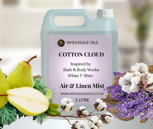 Cotton Cloud  (Inspired by) Bath & Body Works - White T-Shirt