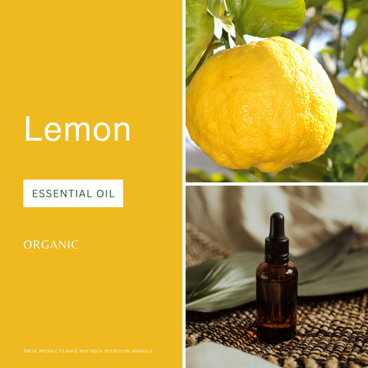 Lemon Essential Oil - Organic & Expressed